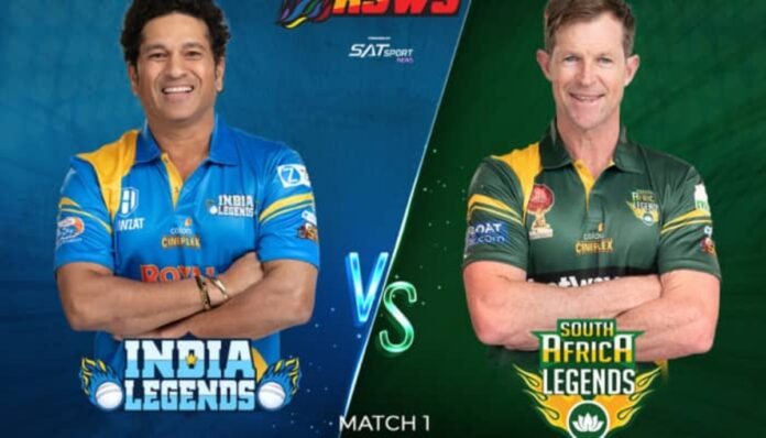 India Legends beat South Africa Legend in Road Safety World Series season 2 opener.